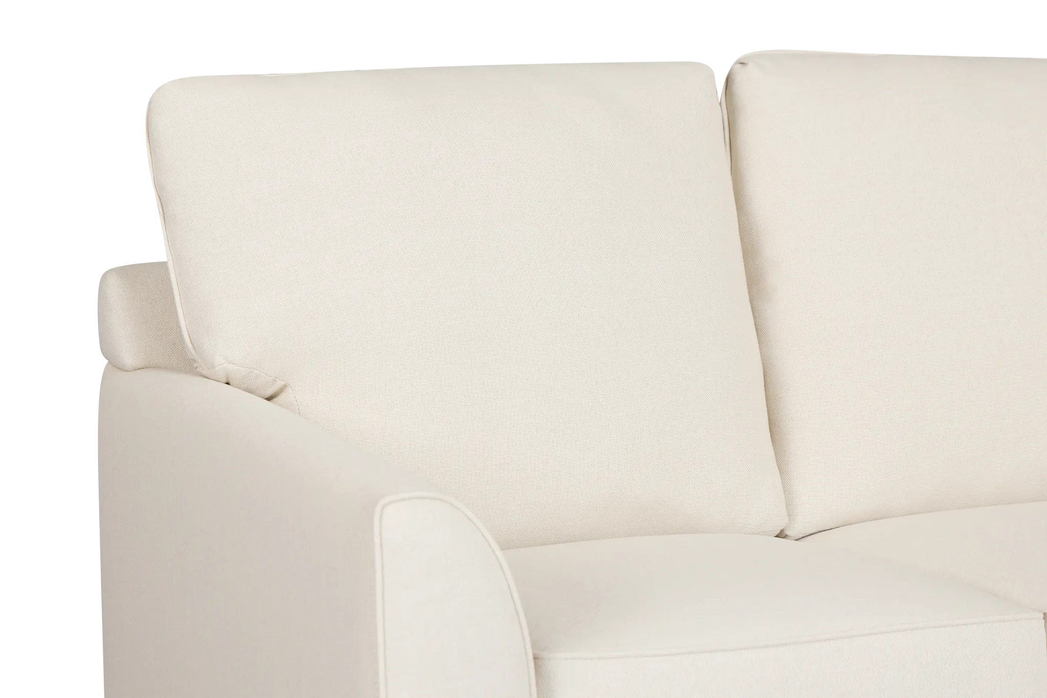 Tate Light Beige Fabric Cooling Memory Foam Sleeper