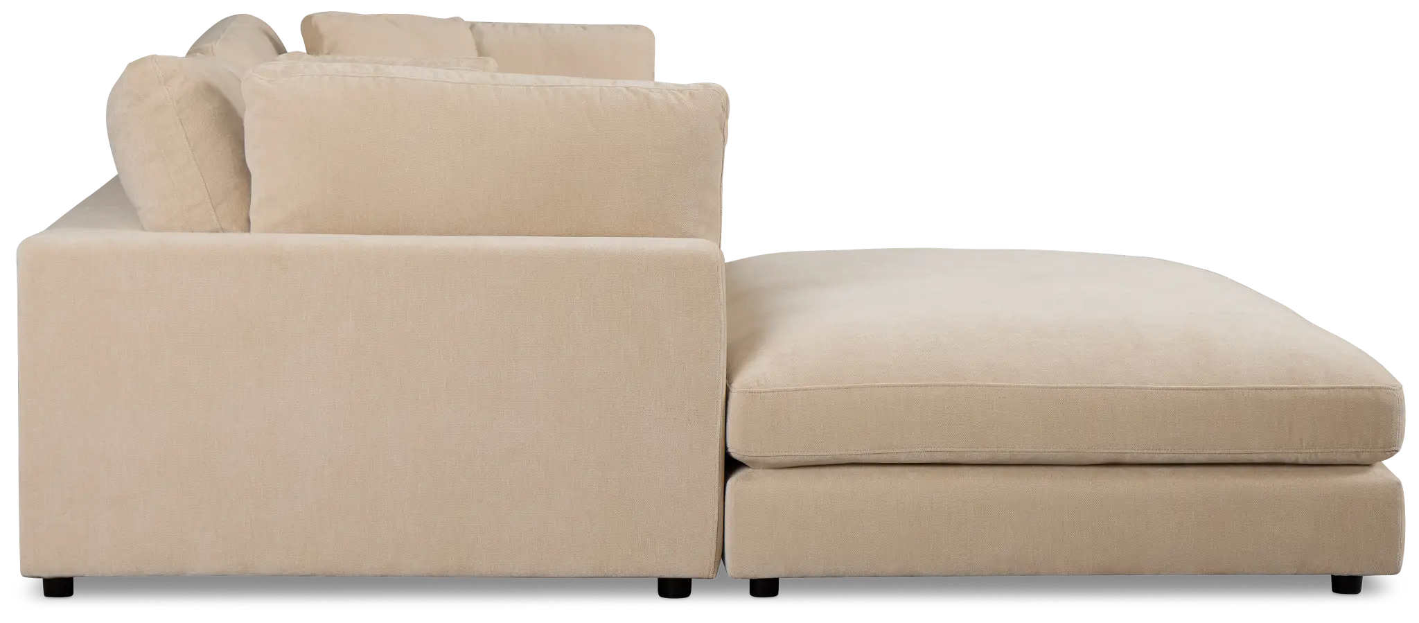 Lounge Light Beige Fabric Chaise Sectional Lounge Light Beige Fabric Chaise Sectional