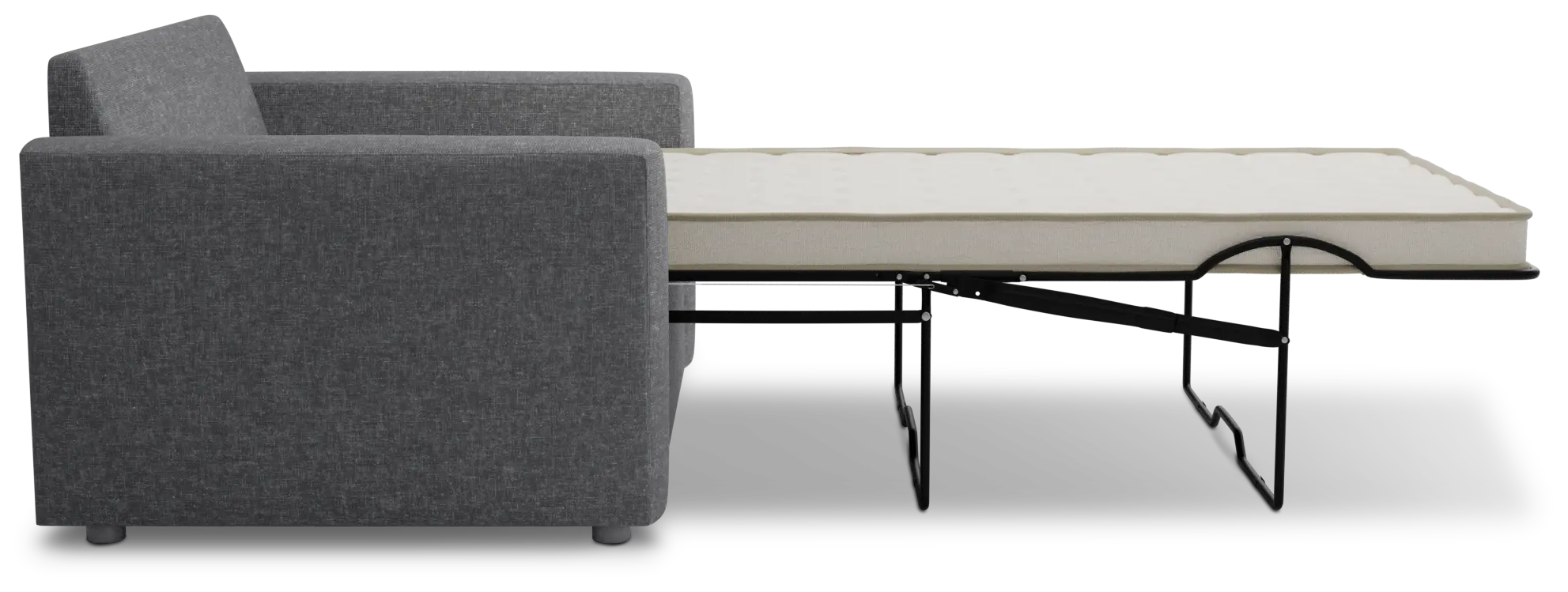 Siesta Delray Dark Gray Fabric Innerspring Sleeper Siesta Delray Dark Gray Fabric Innerspring Sleeper