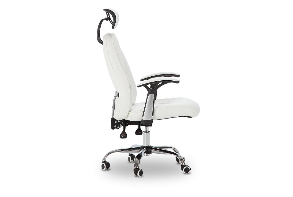 Aurora White Uph Desk Chair Home Office Office Chairs City Furniture
