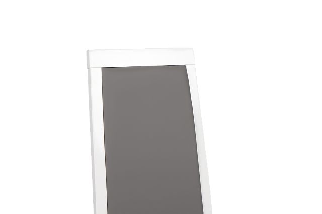 Modena White Upholstered Side Chair