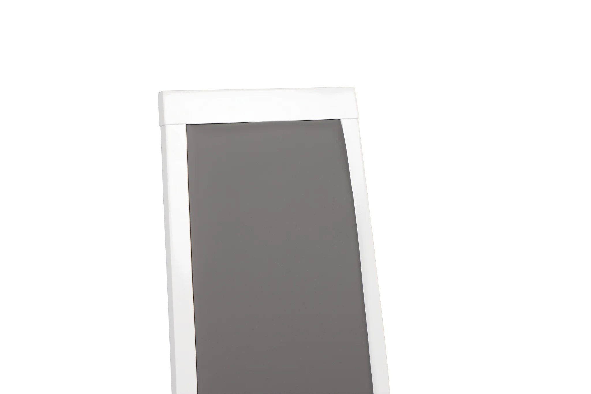 Modena White Upholstered Side Chair