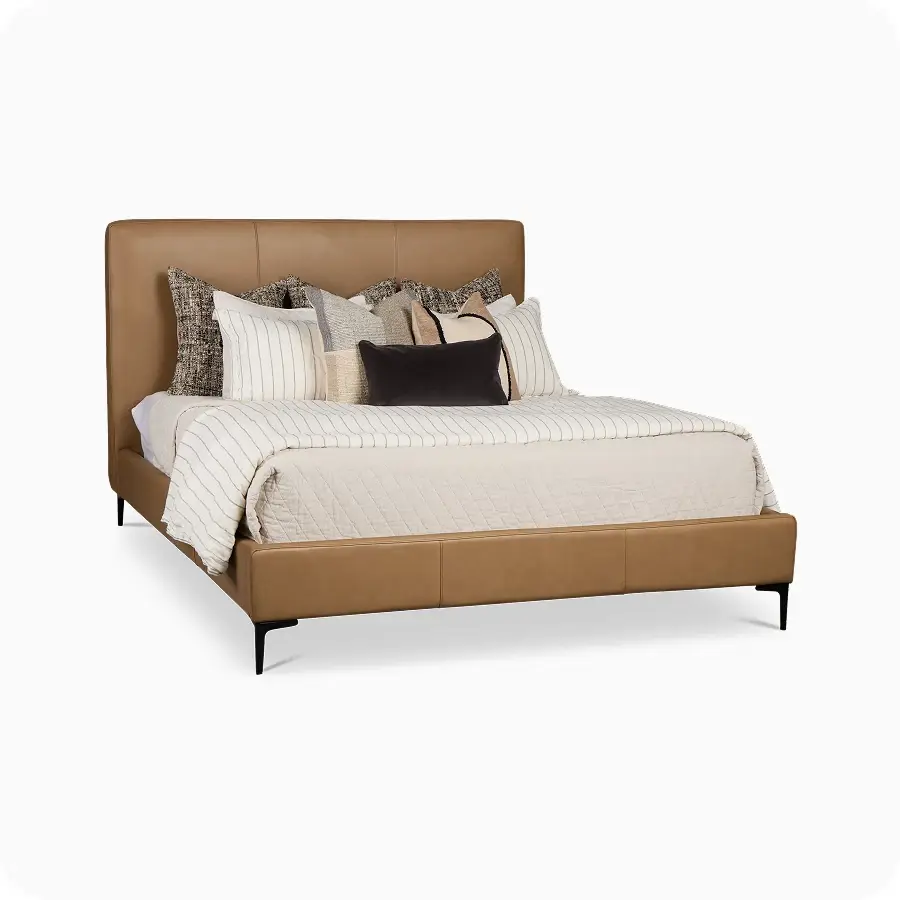 Highland Leather Bed