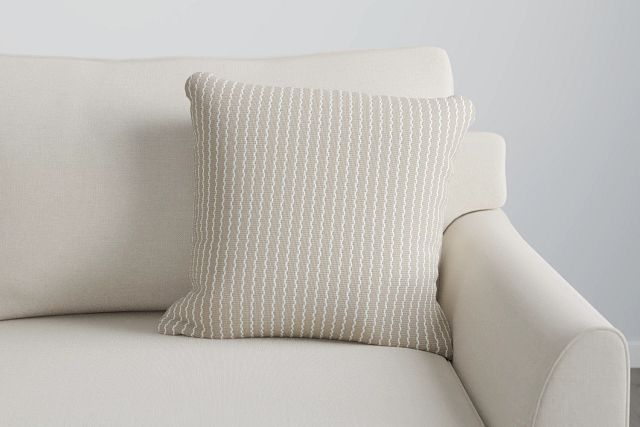 Lucy Taupe 20" Accent Pillow
