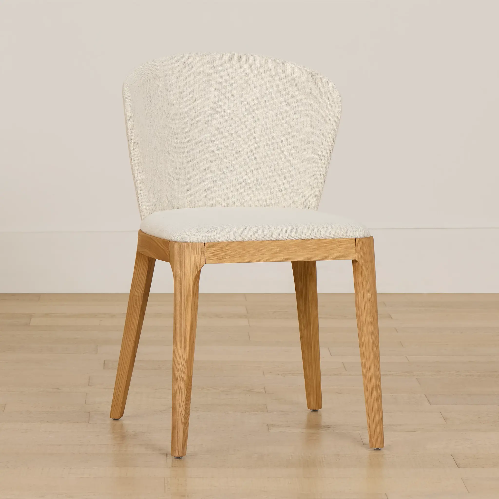 Nomad Light Beige Upholstered Side Chair With Light Tone Legs Nomad Light Beige Upholstered Side Chair With Light Tone Legs