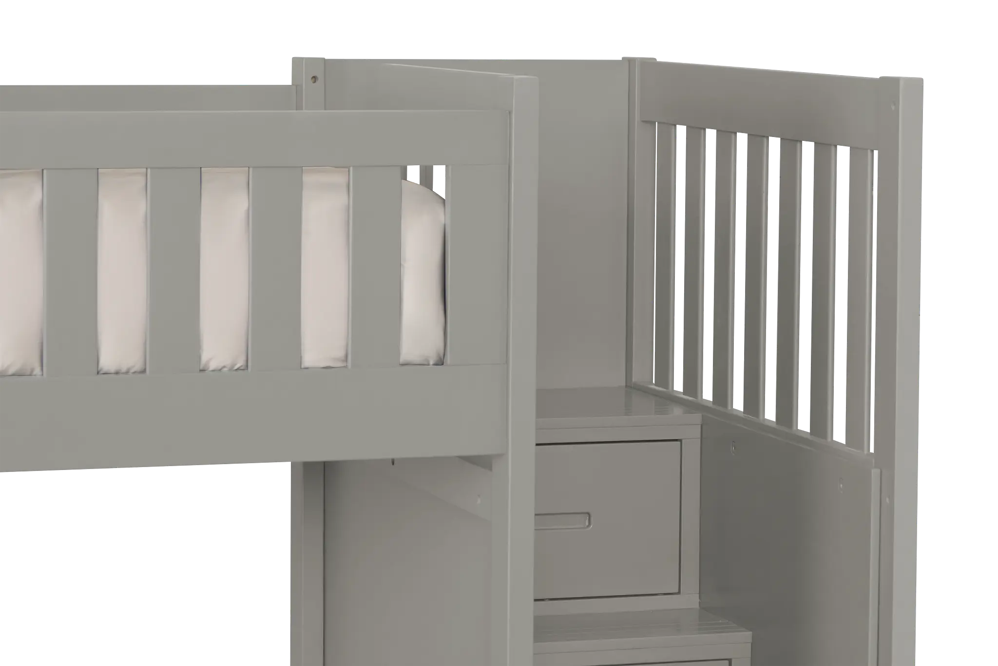 Charleston Gray Step Bunk Bed Charleston Gray Step Bunk Bed