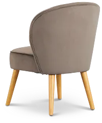 Kate Dark Gray Velvet Accent Chair