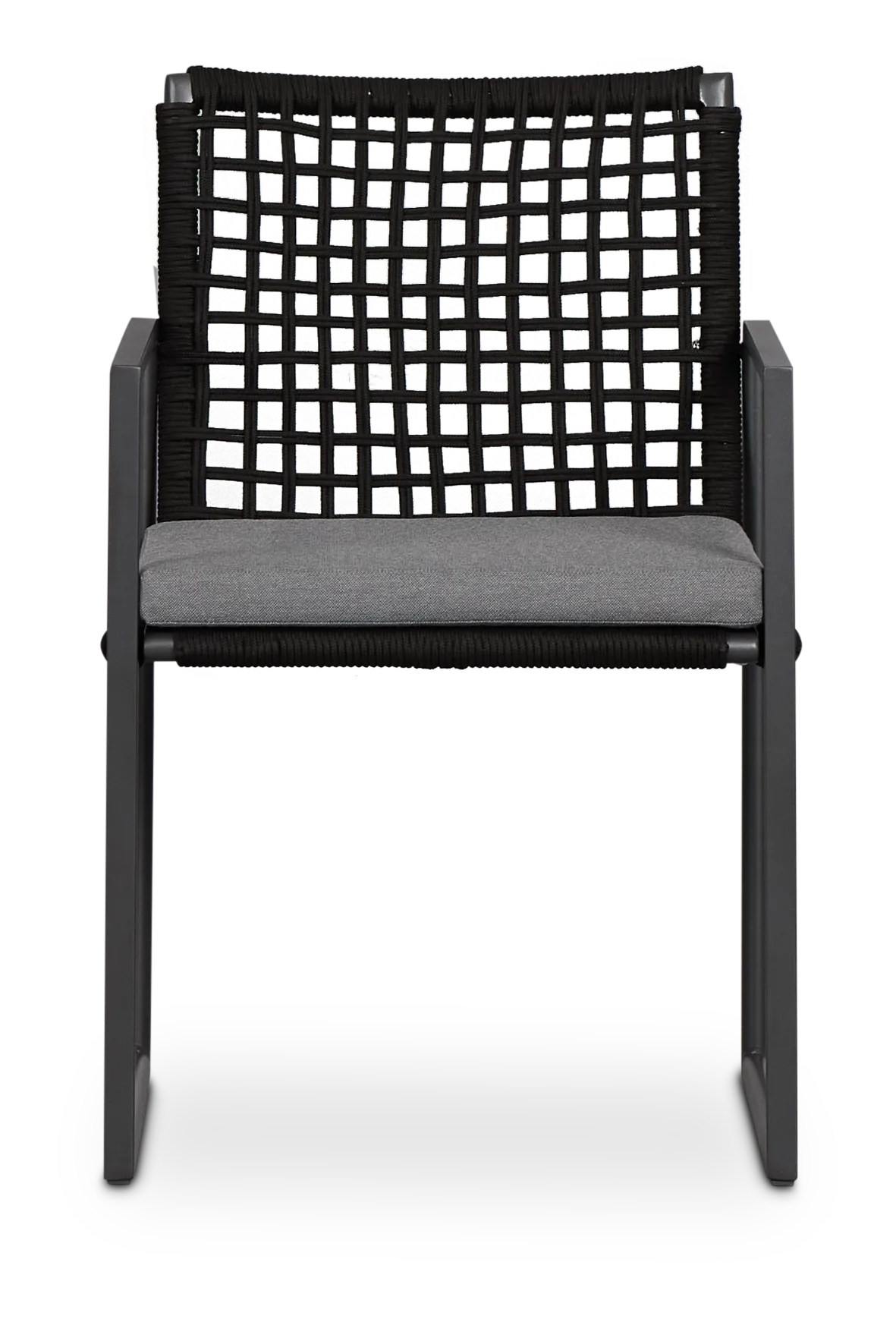 Sunrise Dark Gray Aluminum Arm Chair