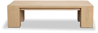 Callan Light Tone Rectangular Coffee Table