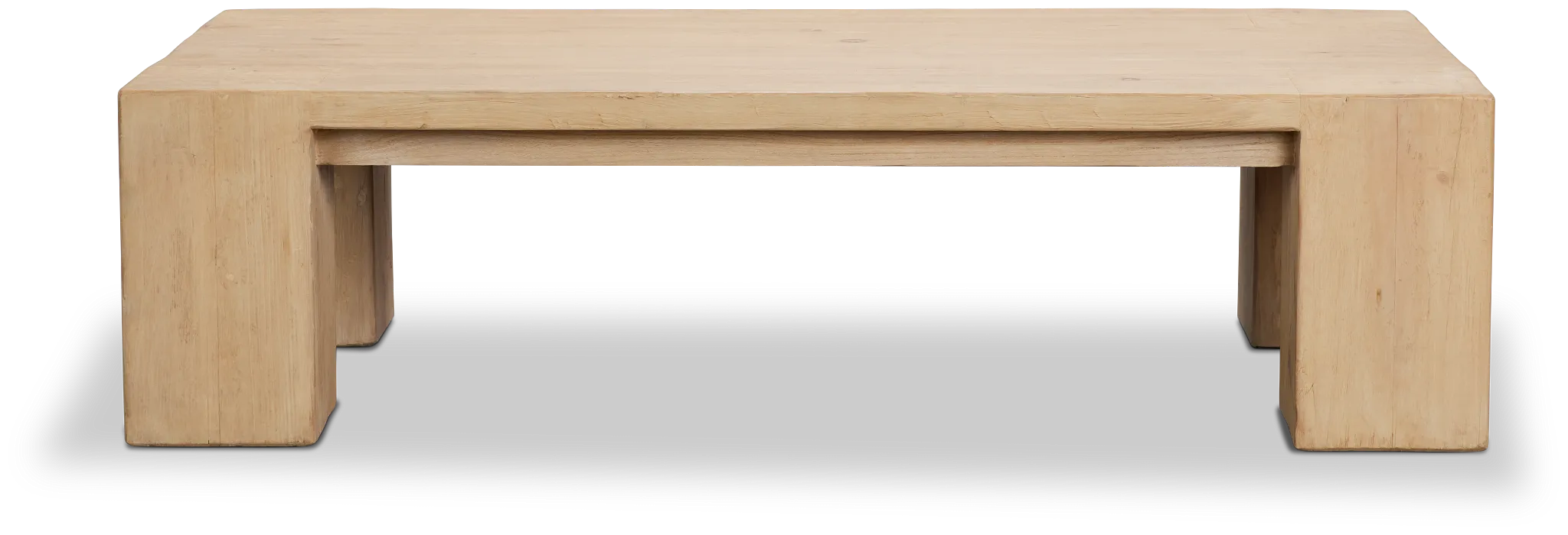 Callan Light Tone Rectangular Coffee Table