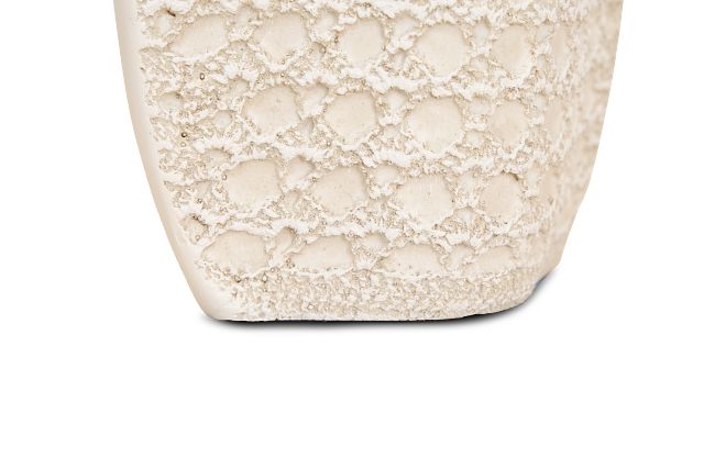 Nolie White Short Vase