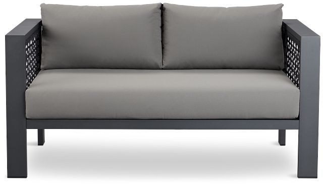 Sunrise Dark Gray Loveseat