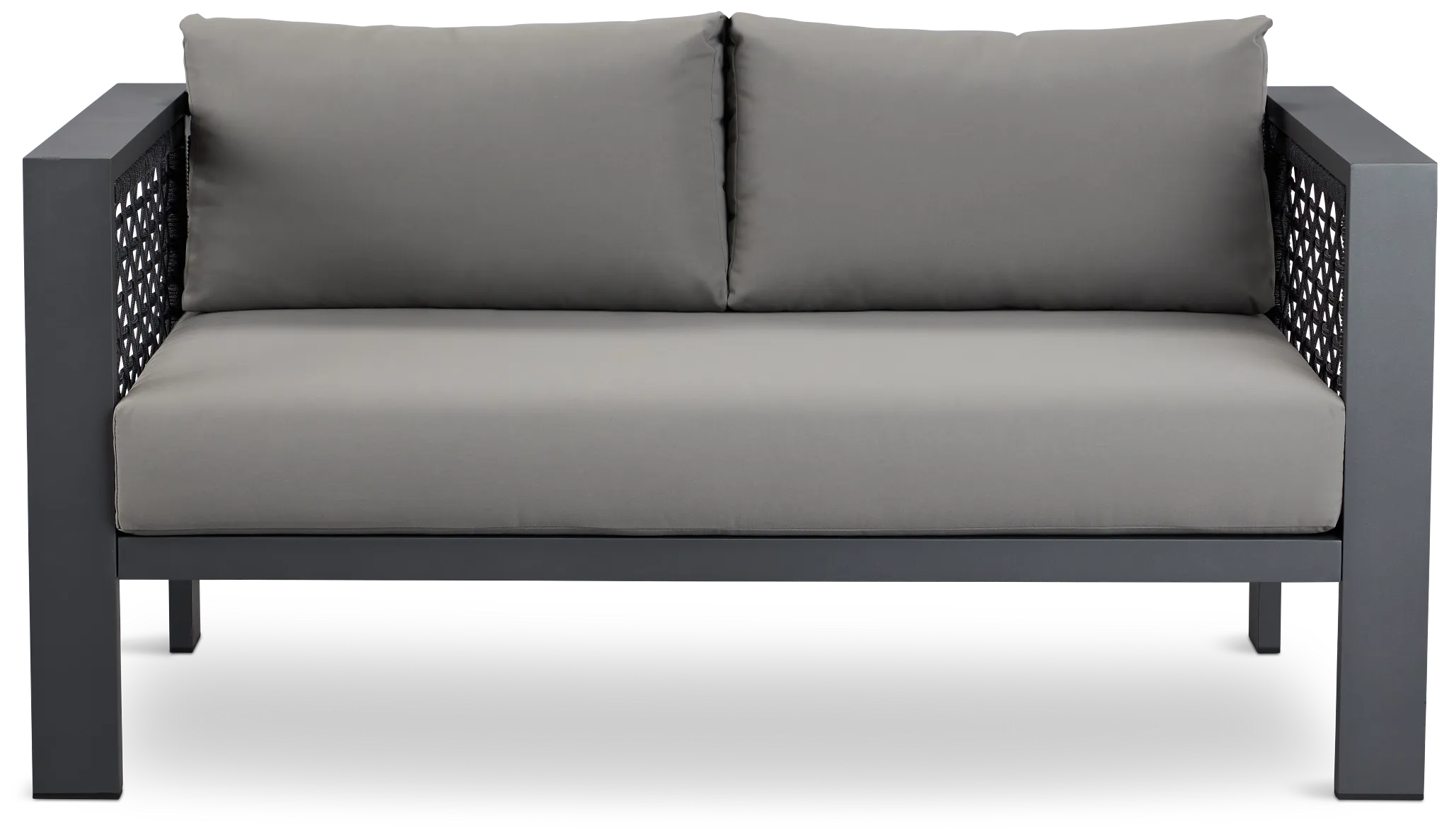 Sunrise Dark Gray Loveseat