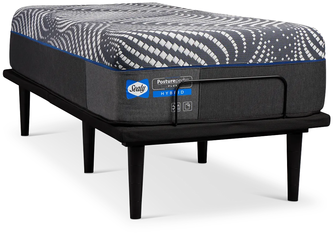 Sealy Posturepedic Plus High Point 14" Firm Ease Adjustable Mattress Set