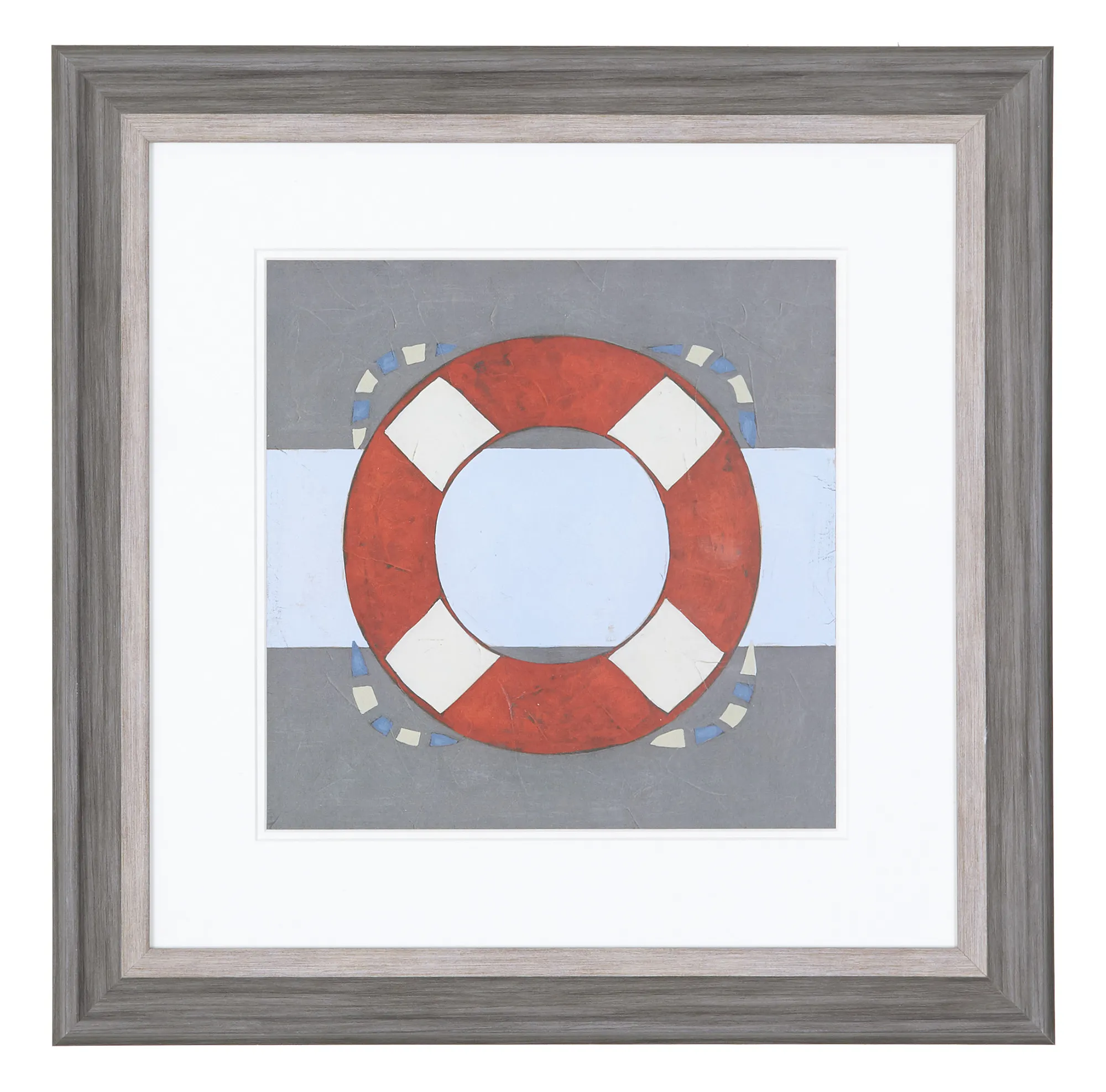Buoy Red Framed Wall Art