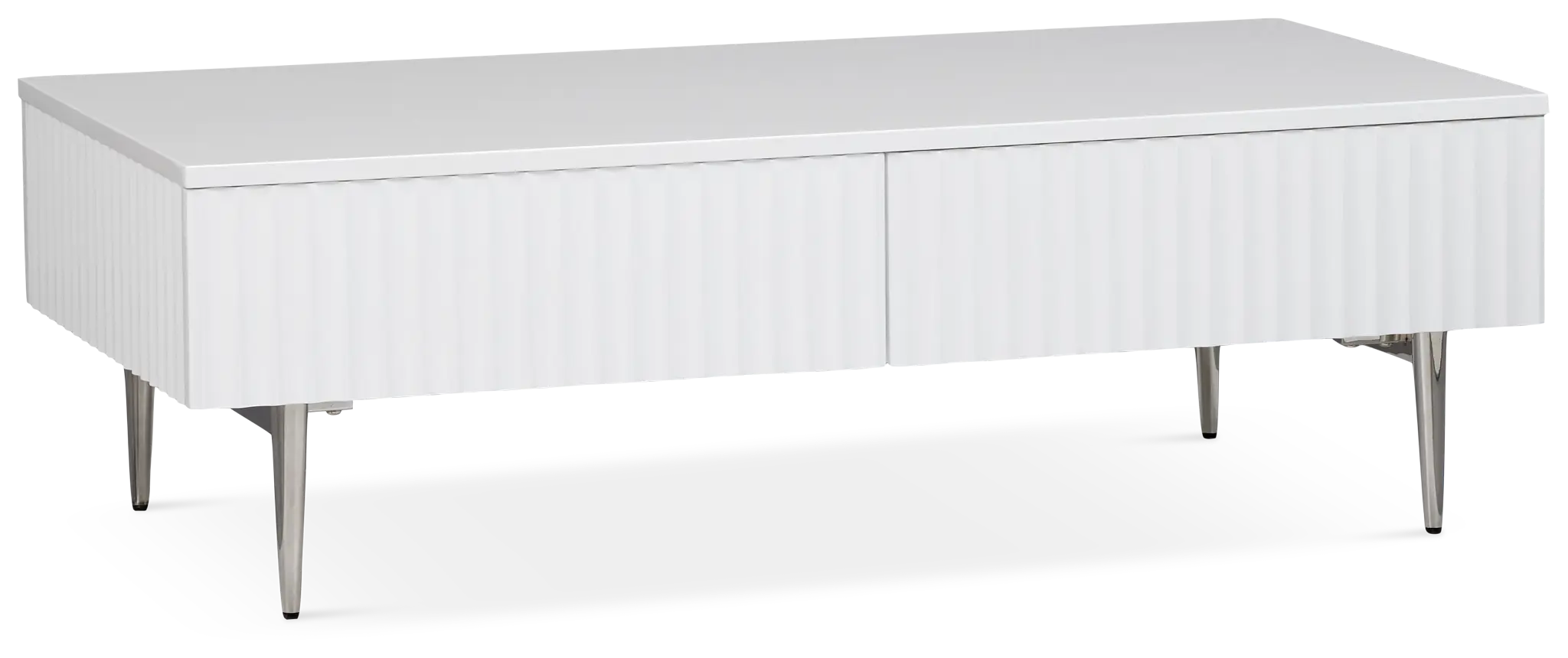 Surge White Rectangular Coffee Table Surge White Rectangular Coffee Table