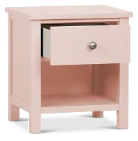 Charleston Pink 1-drawer Nightstand