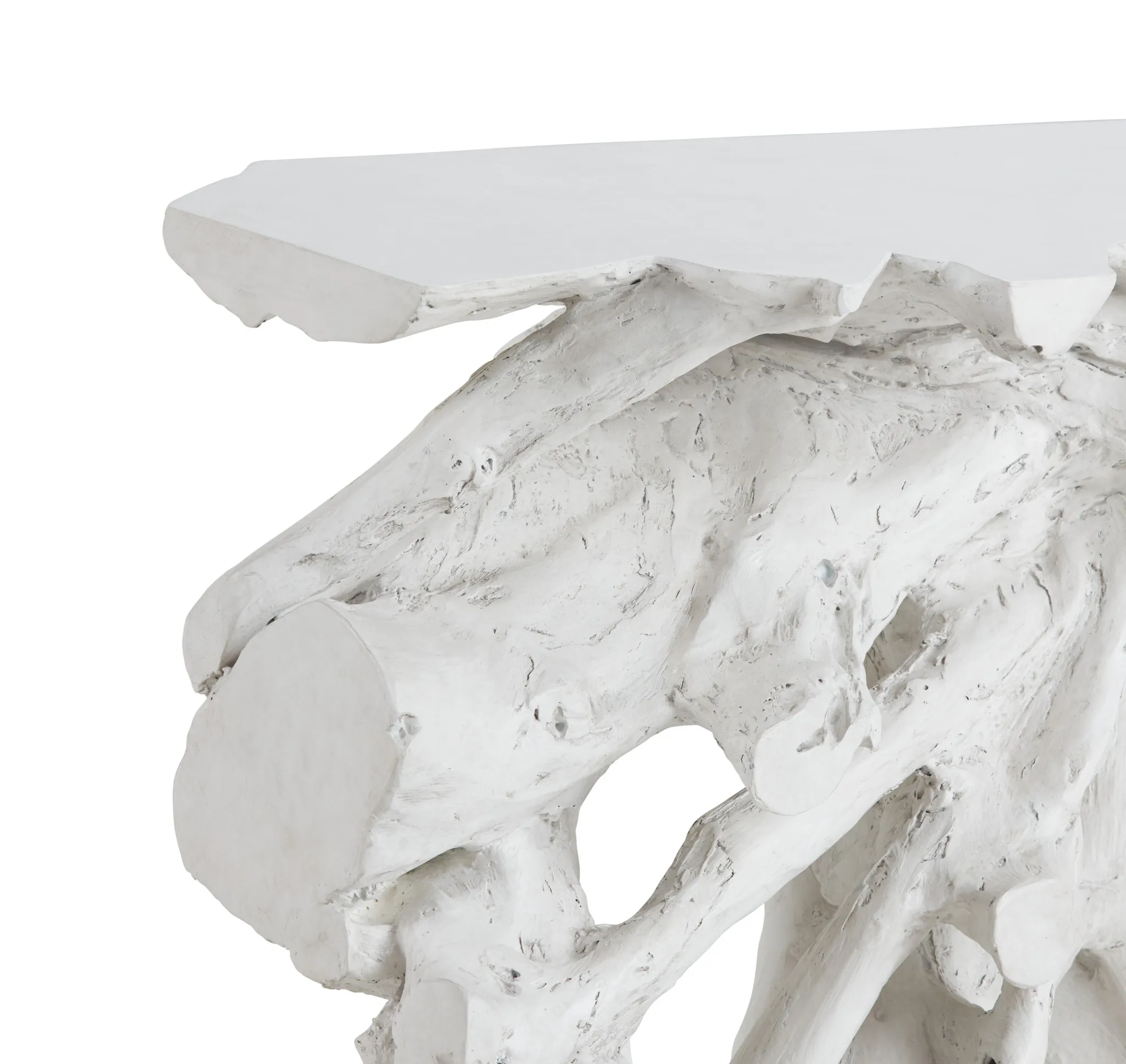 Ocean Drive White Wood Console Table