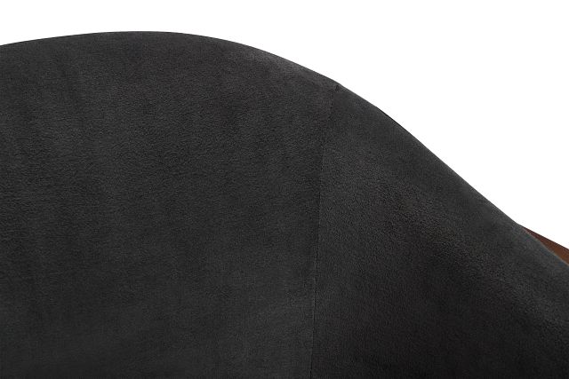 Nova Dark Gray Velvet Accent Chair