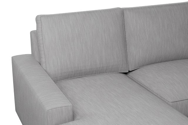 Edgewater Revenue Gray Large Left Chaise Sectional