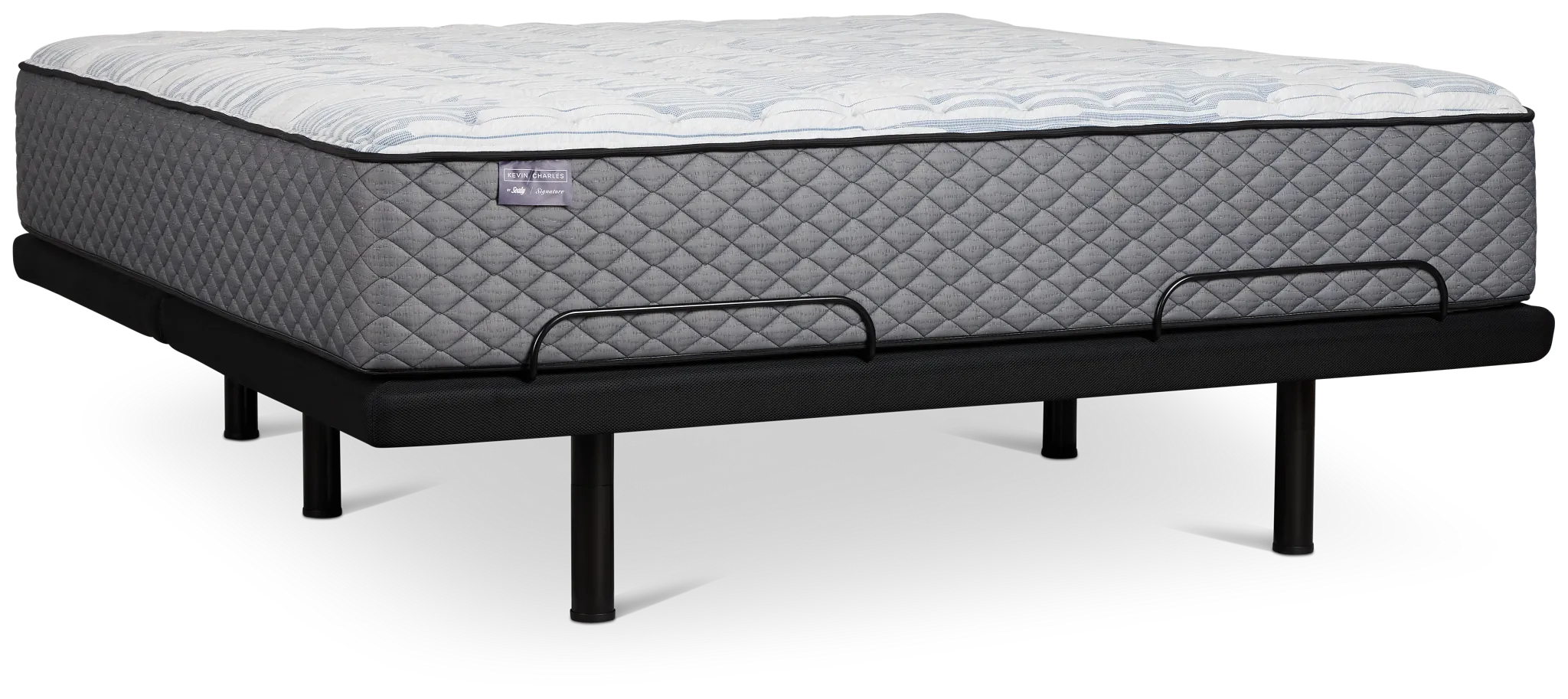 Kevin Charles By Sealy Signature Extra Firm Deluxe Adjustable Mattress Set