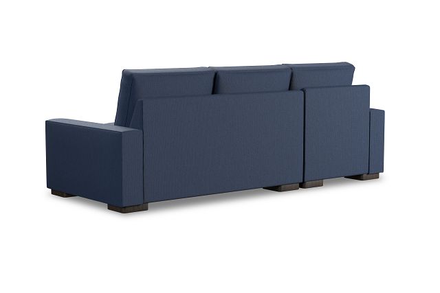 Edgewater Revenue Dark Blue Left Chaise Sectional