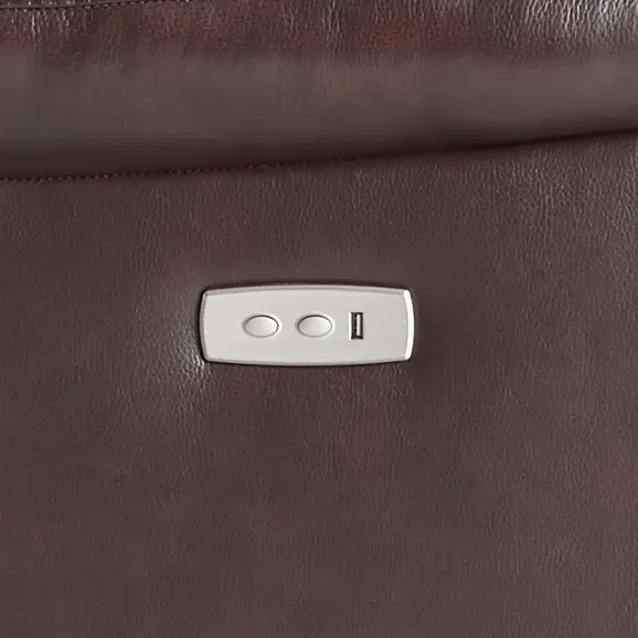 Mason Brown Leather Power Swivel Glider Recliner Mason Brown Leather Power Swivel Glider Recliner