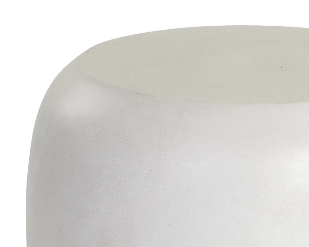 Lana White Round End Table