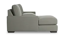 Edgewater Delray Pewter Left Chaise Sectional