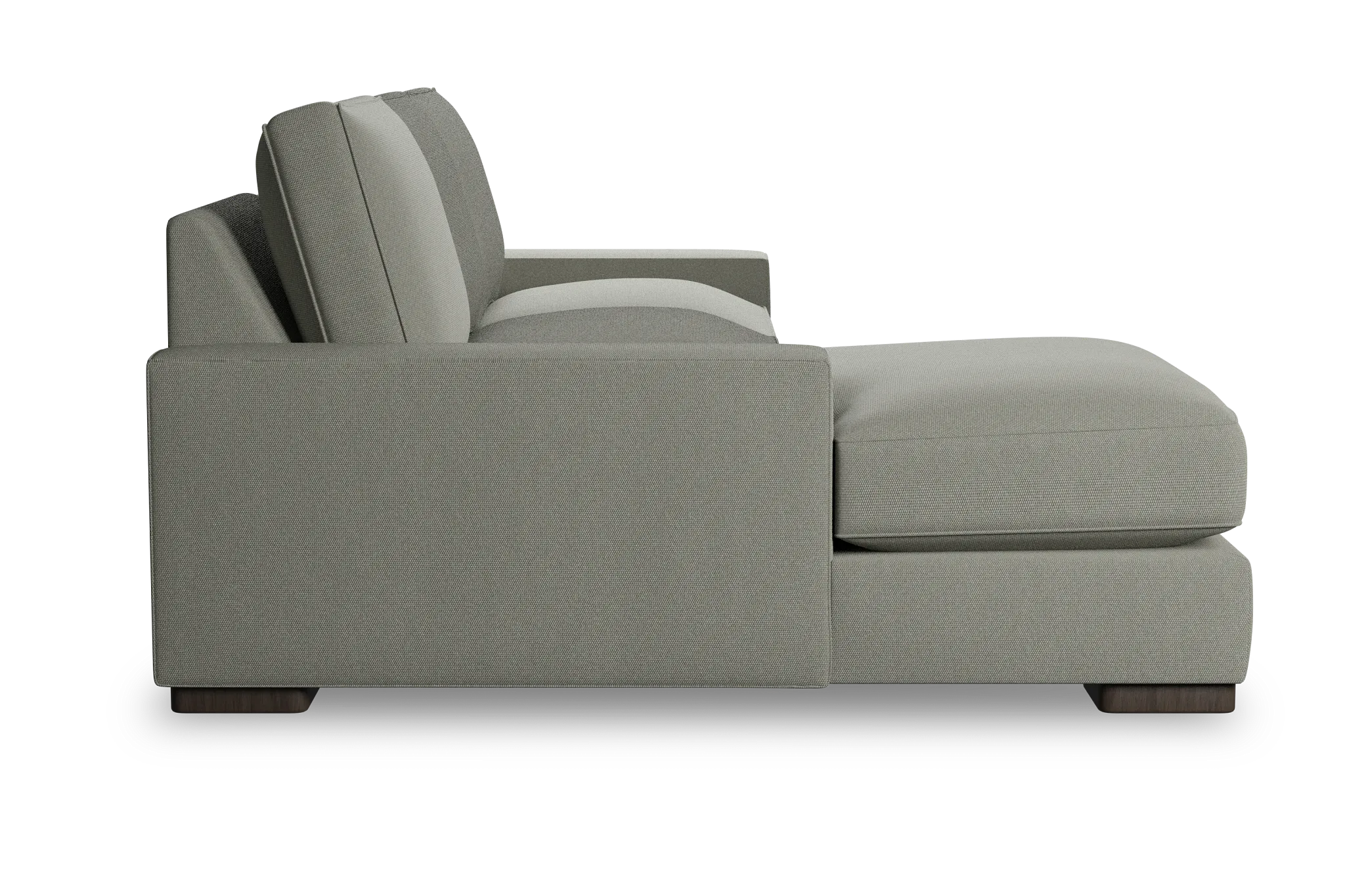 Edgewater Delray Pewter Left Chaise Sectional