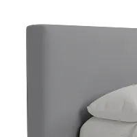 Grayton Delray Light Gray 44" Upholstered Platform Bed