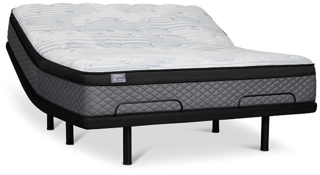 Kevin Charles By Sealy Signature Plush Plus Adjustable Mattress Set