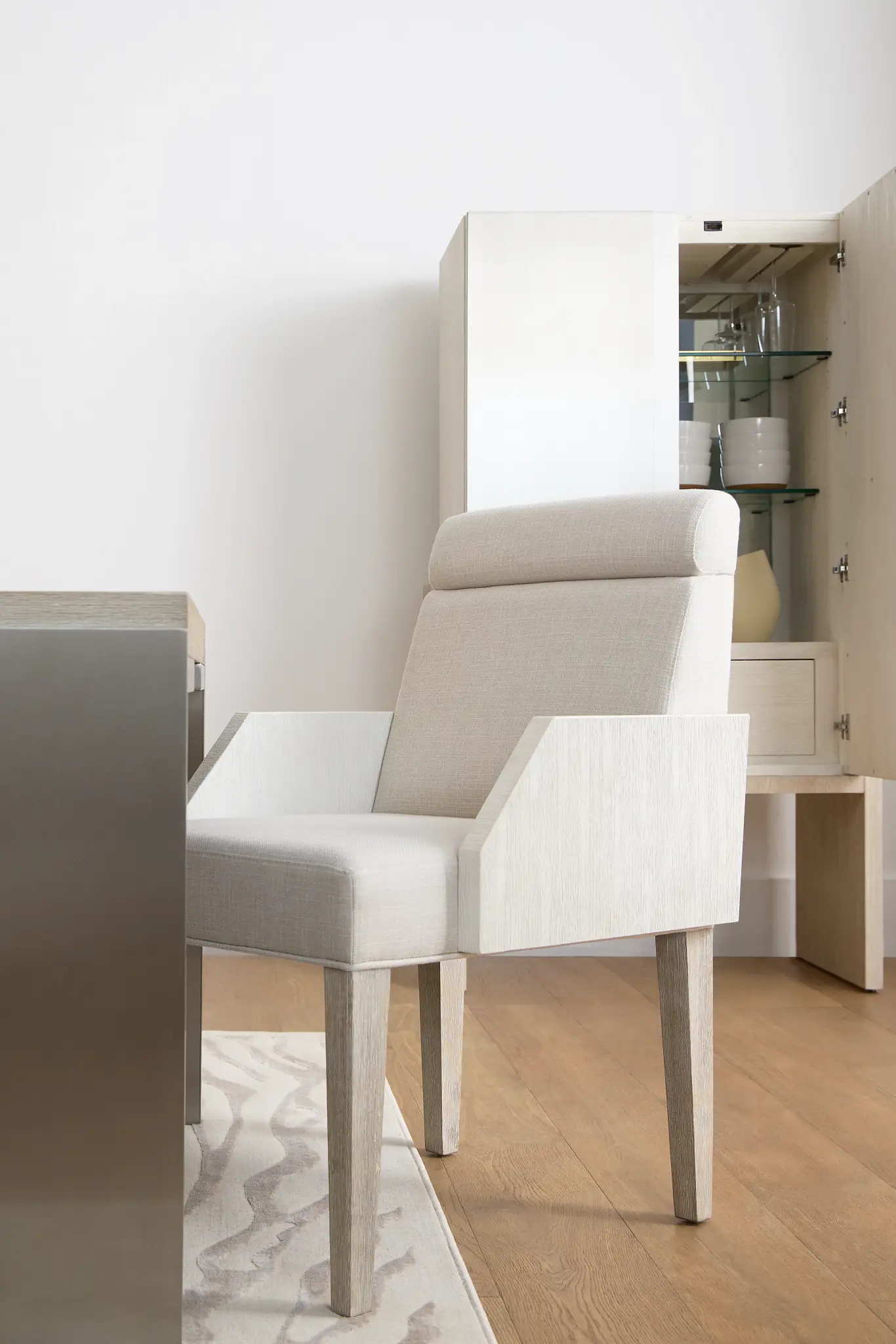 Miramar Light Tone Upholstered Arm Chair Miramar Light Tone Upholstered Arm Chair