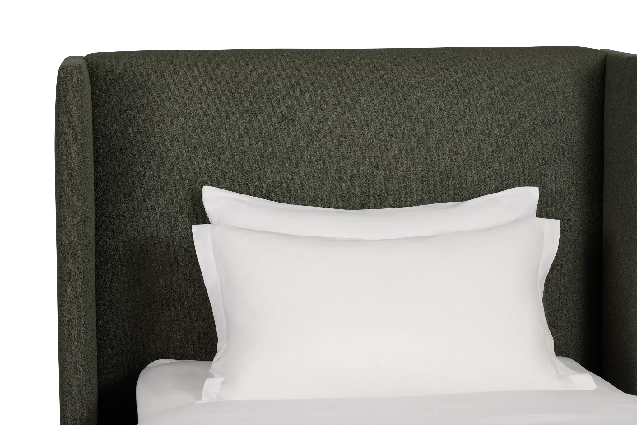 Captiva Sutton Green 48" Upholstered Shelter Bed Captiva Sutton Green 48" Upholstered Shelter Bed