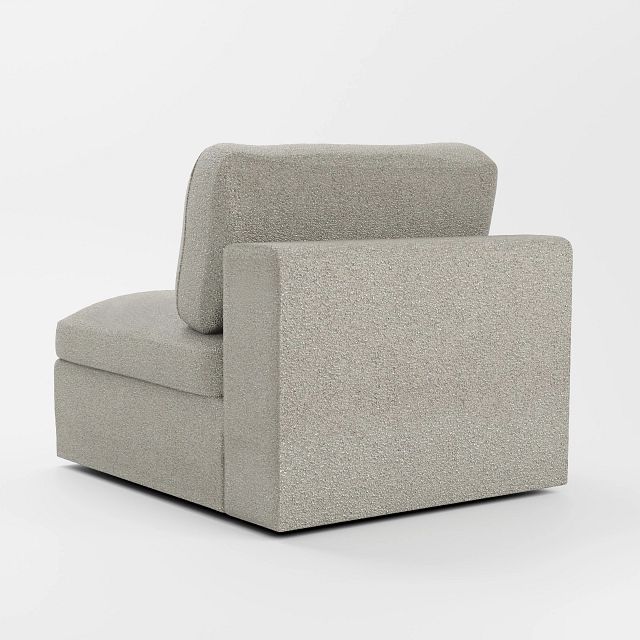Destin Elite Gray Fabric Swivel Chair