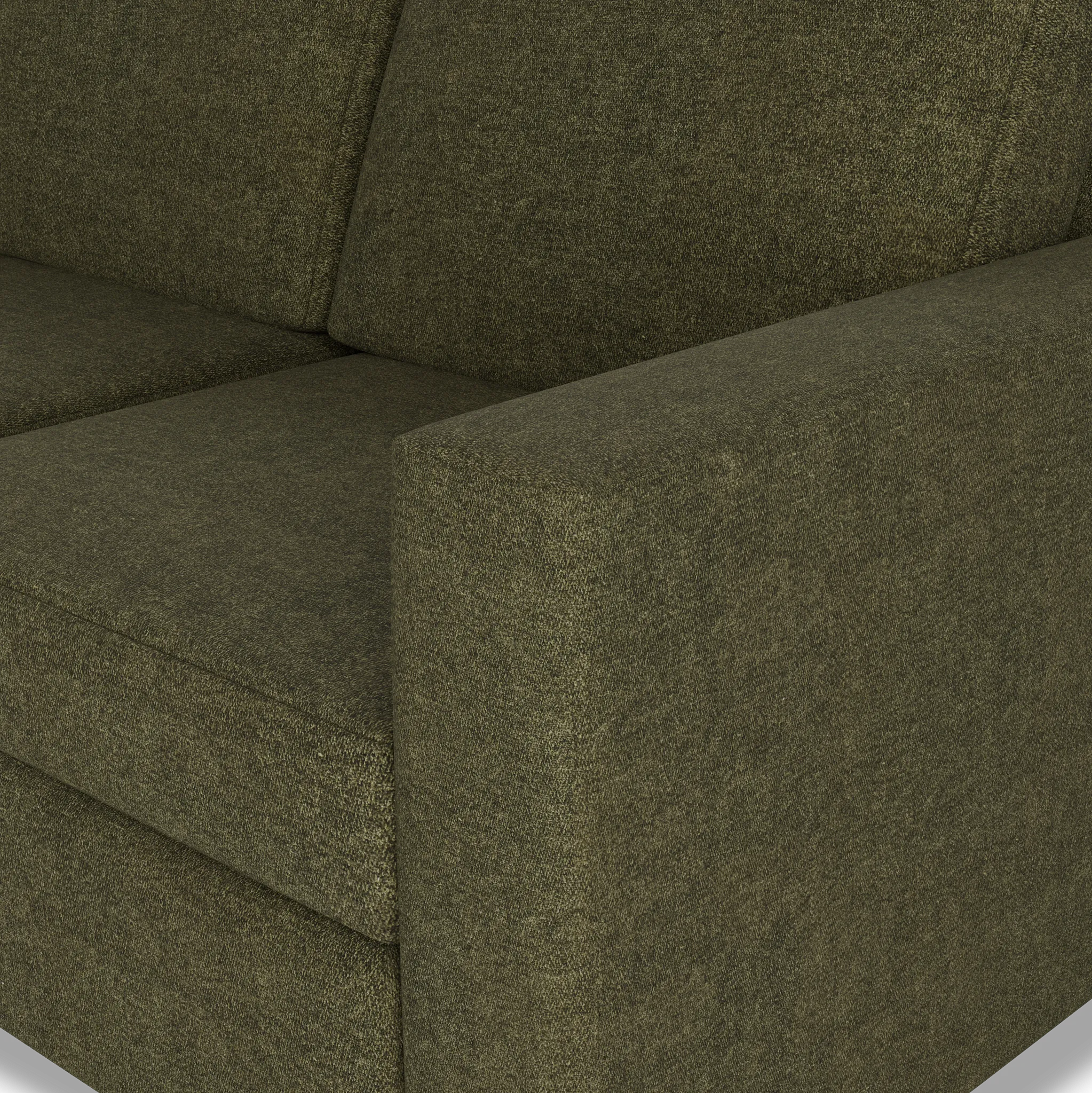 Citymod Green Fabric Medium Two-arm Sectional