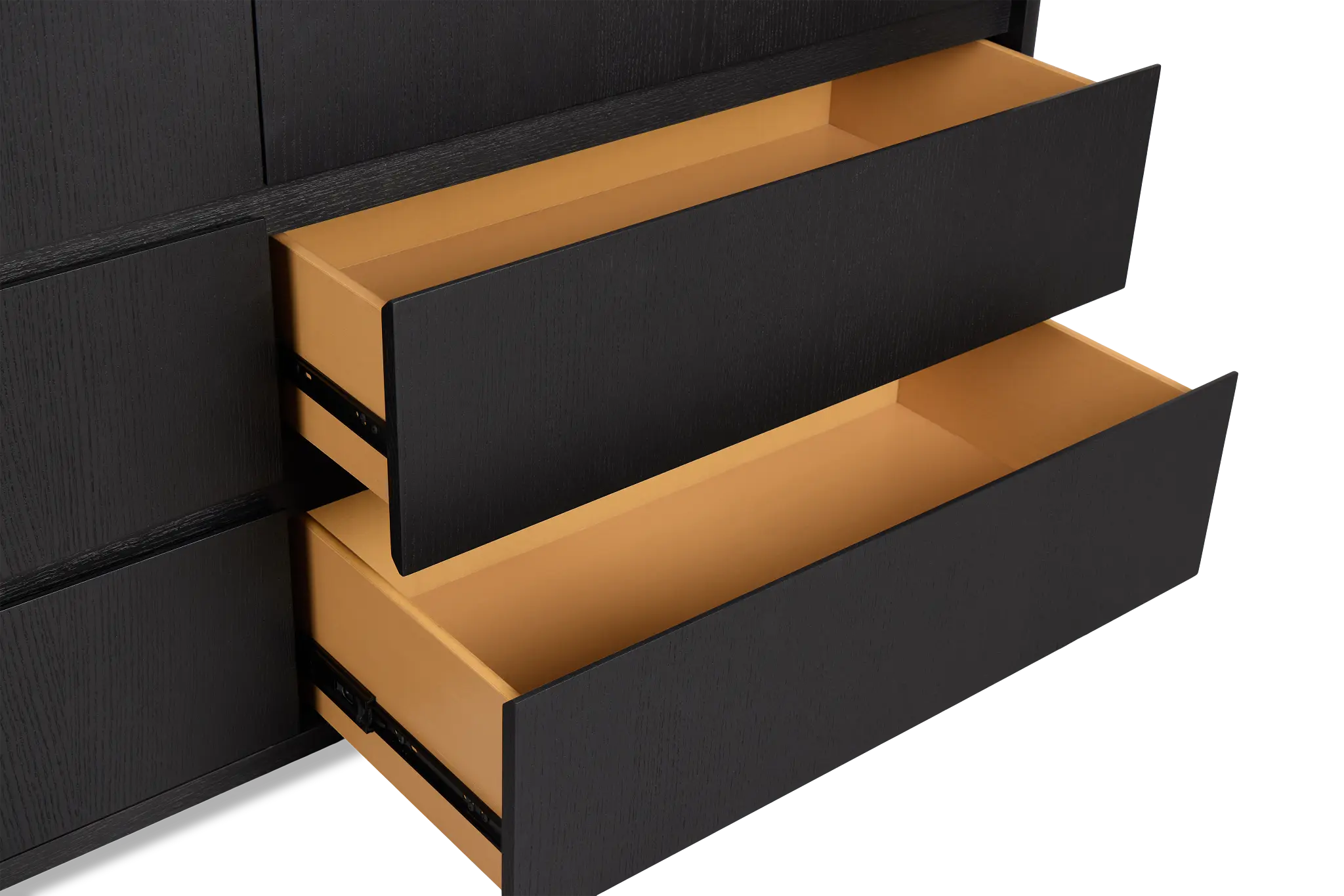 Nomad Black Dresser & Mirror Nomad Black Dresser & Mirror