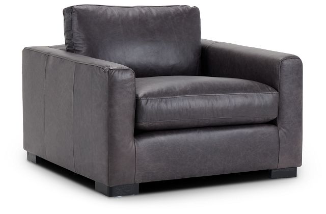 Bohan Black Leather Chair (2)
