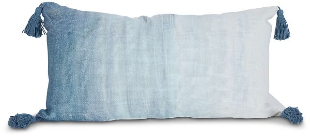 Shae Blue Lumbar Accent Pillow