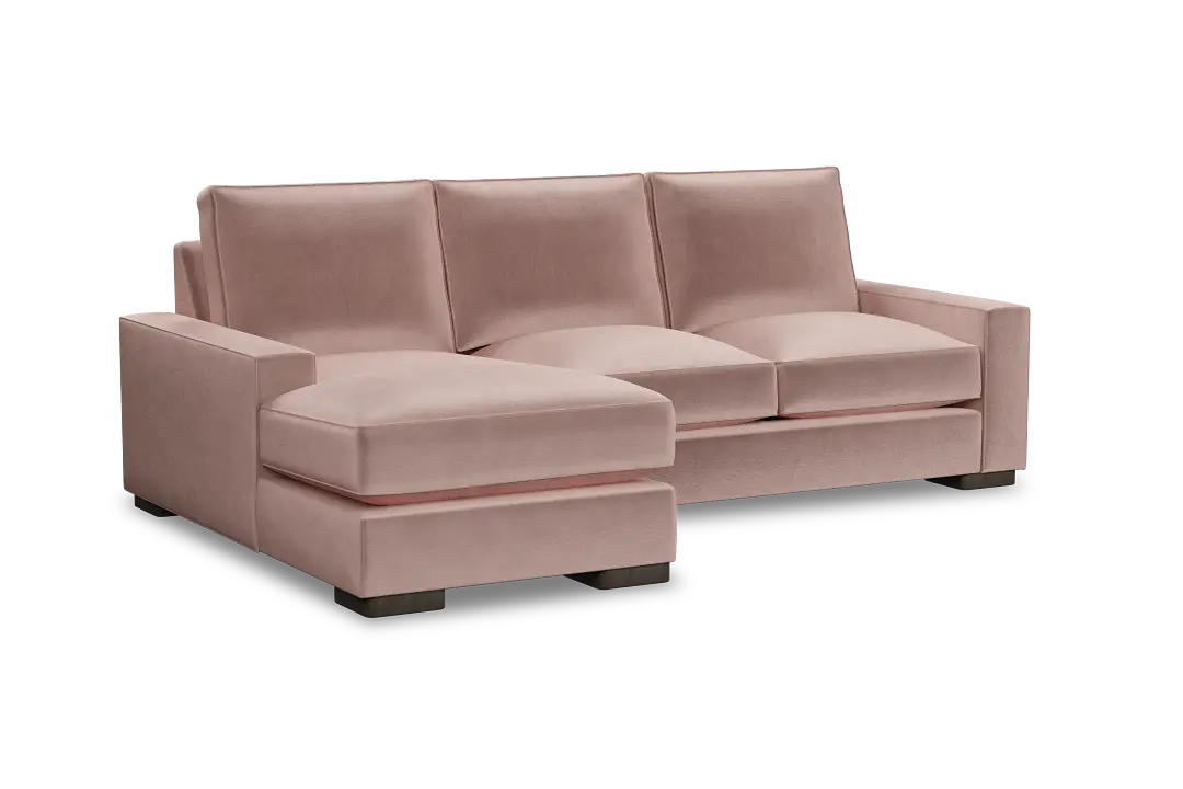 Edgewater Joya Light Pink Left Chaise Sectional Edgewater Joya Light Pink Left Chaise Sectional