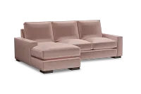 Edgewater Joya Light Pink Left Chaise Sectional