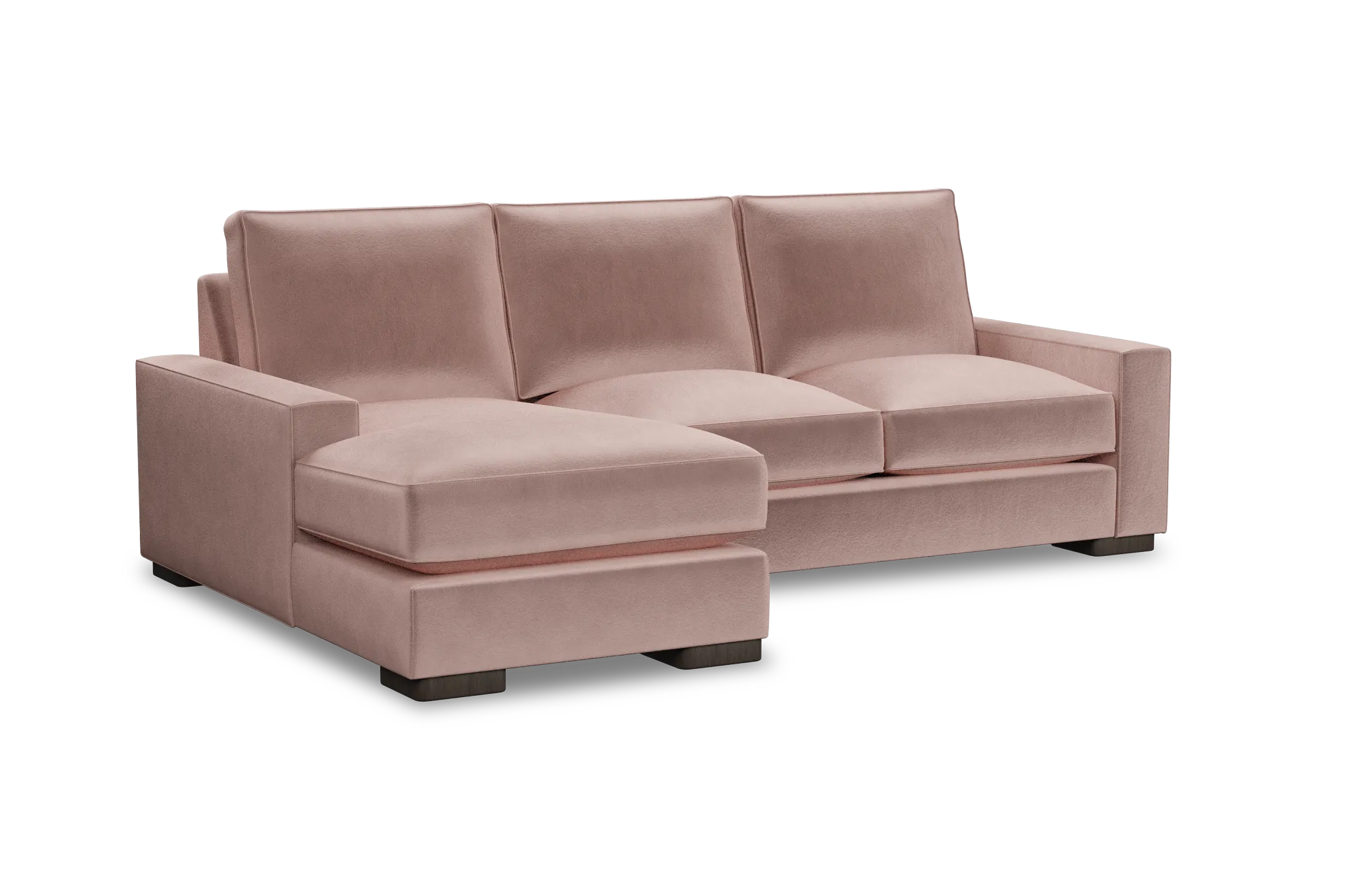 Edgewater Joya Light Pink Left Chaise Sectional