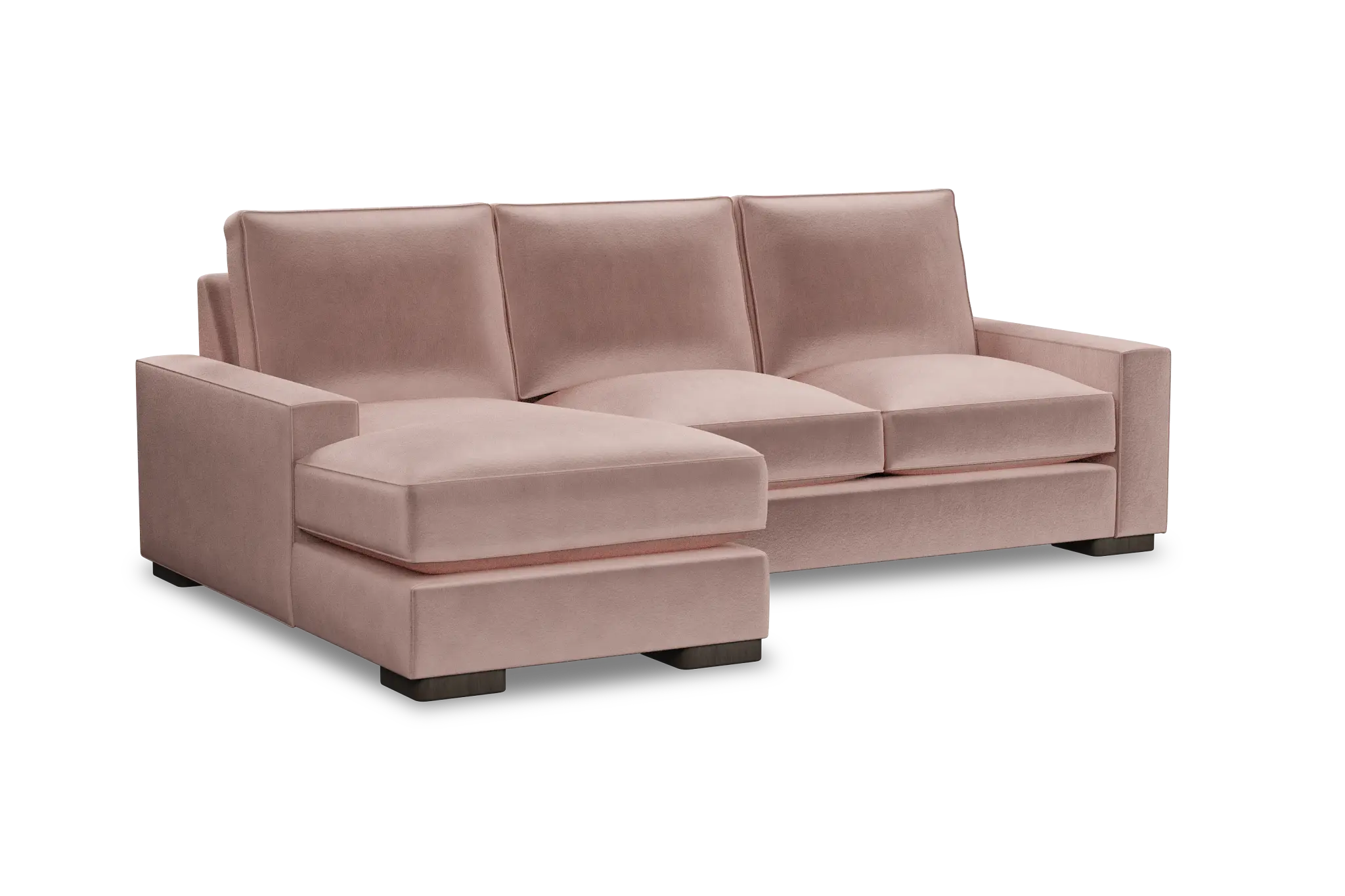 Edgewater Joya Light Pink Left Chaise Sectional Edgewater Joya Light Pink Left Chaise Sectional