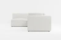 Destin Maguire Ivory Fabric 4-piece Modular Sectional