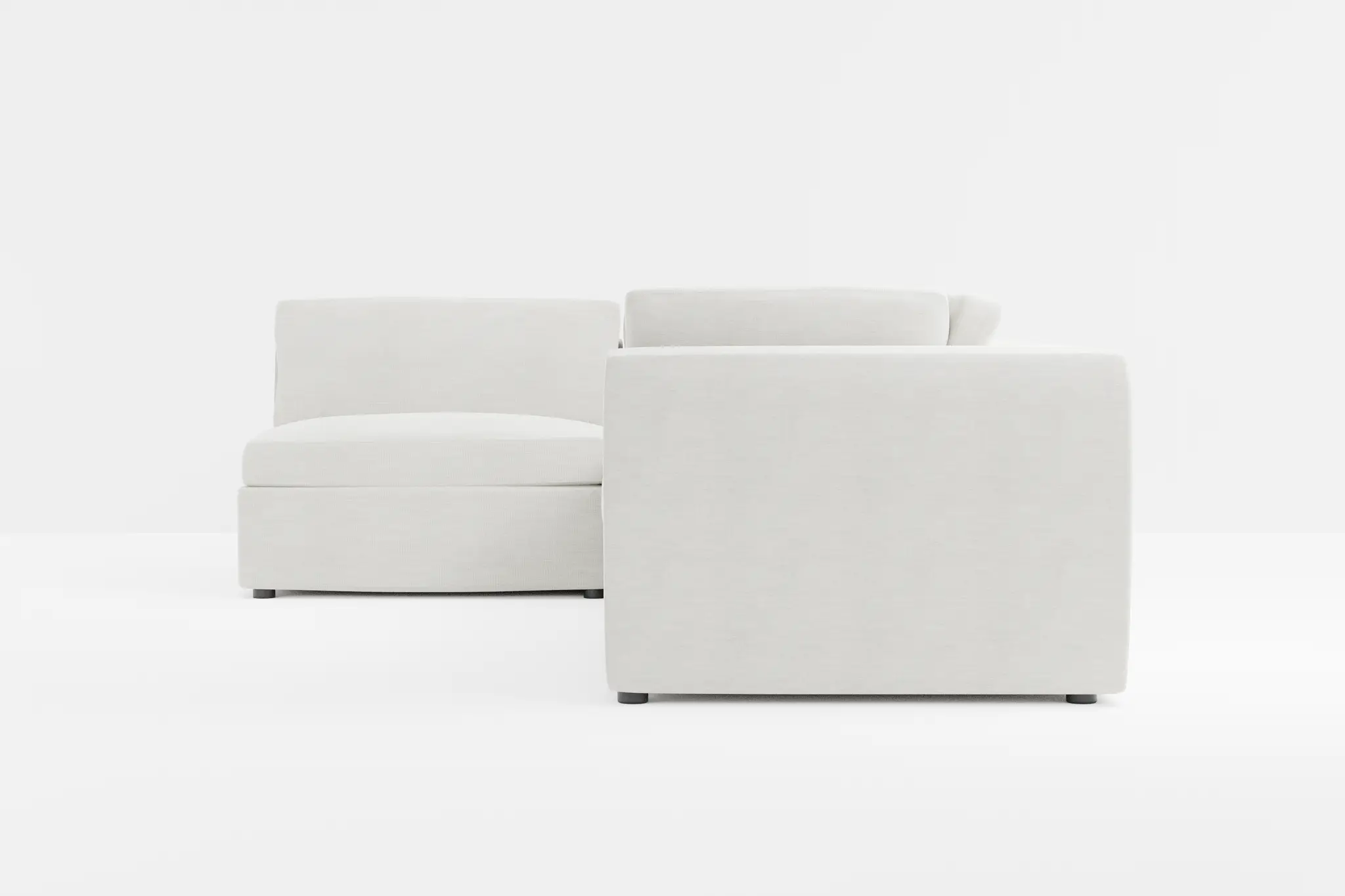Destin Maguire Ivory Fabric 4-piece Modular Sectional Destin Maguire Ivory Fabric 4-piece Modular Sectional