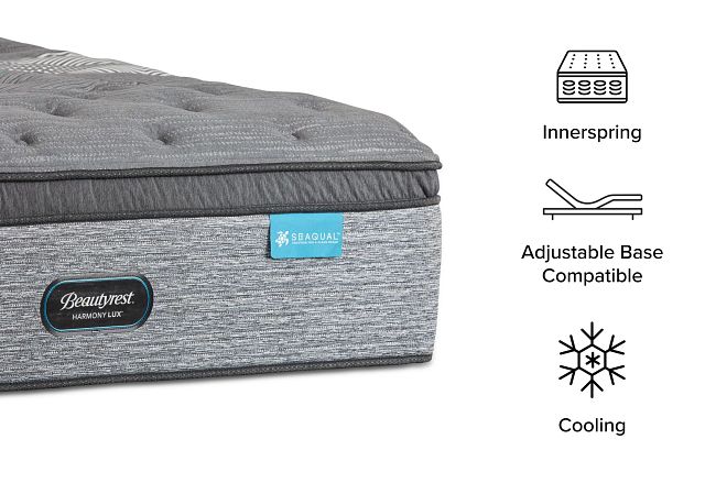 Beautyrest Harmony Lux Diamond Series Ultra Plush 17.25" Pillow Top Mattress
