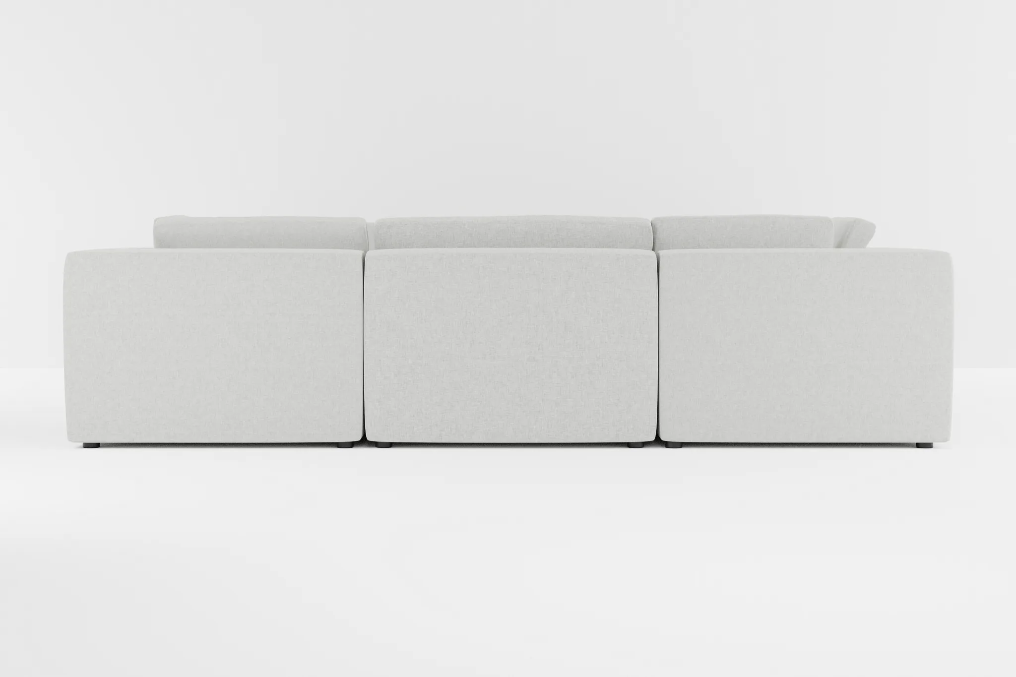 Destin Delray Pewter Fabric 8-piece Modular Sectional