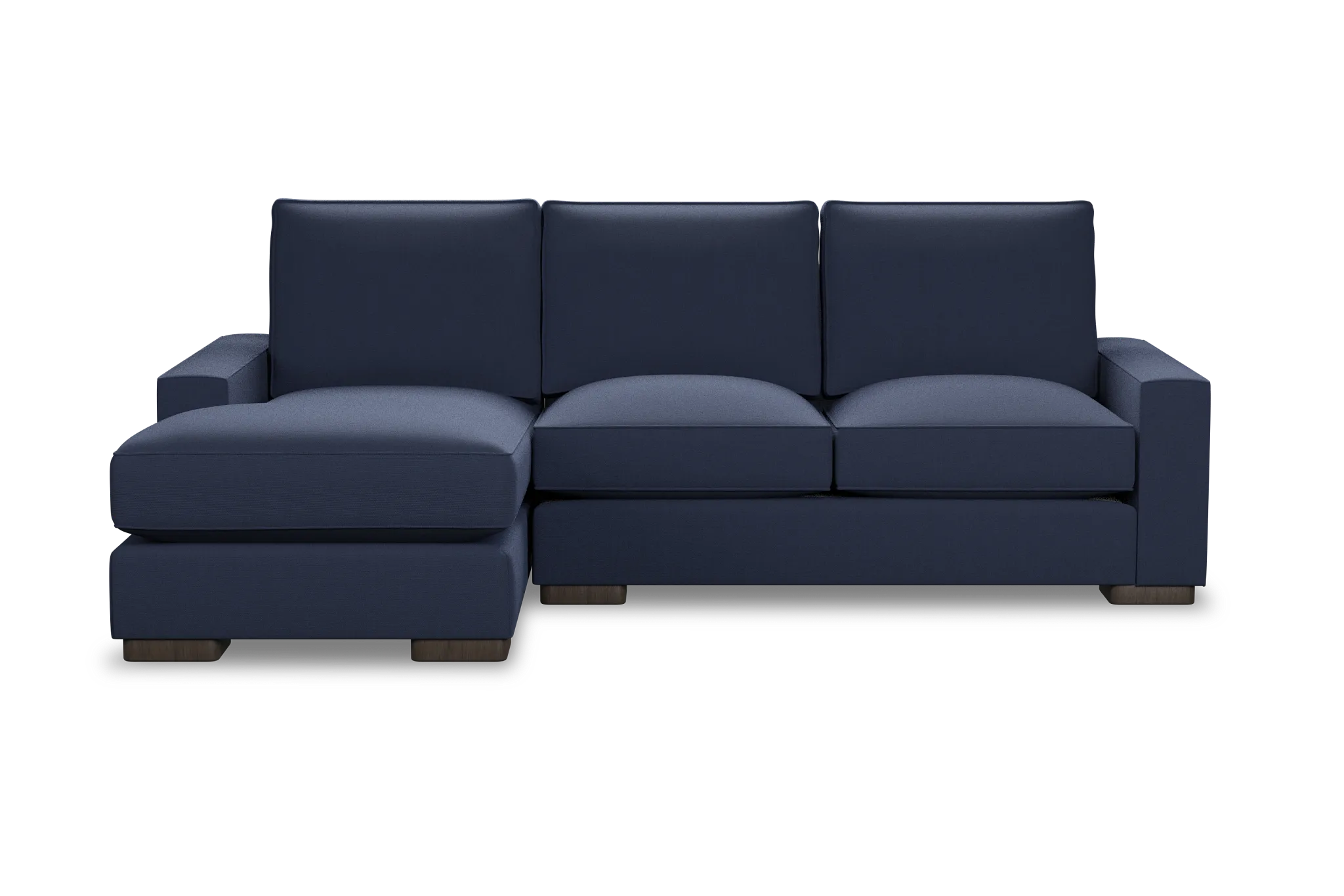 Edgewater Peyton Dark Blue Left Chaise Sectional