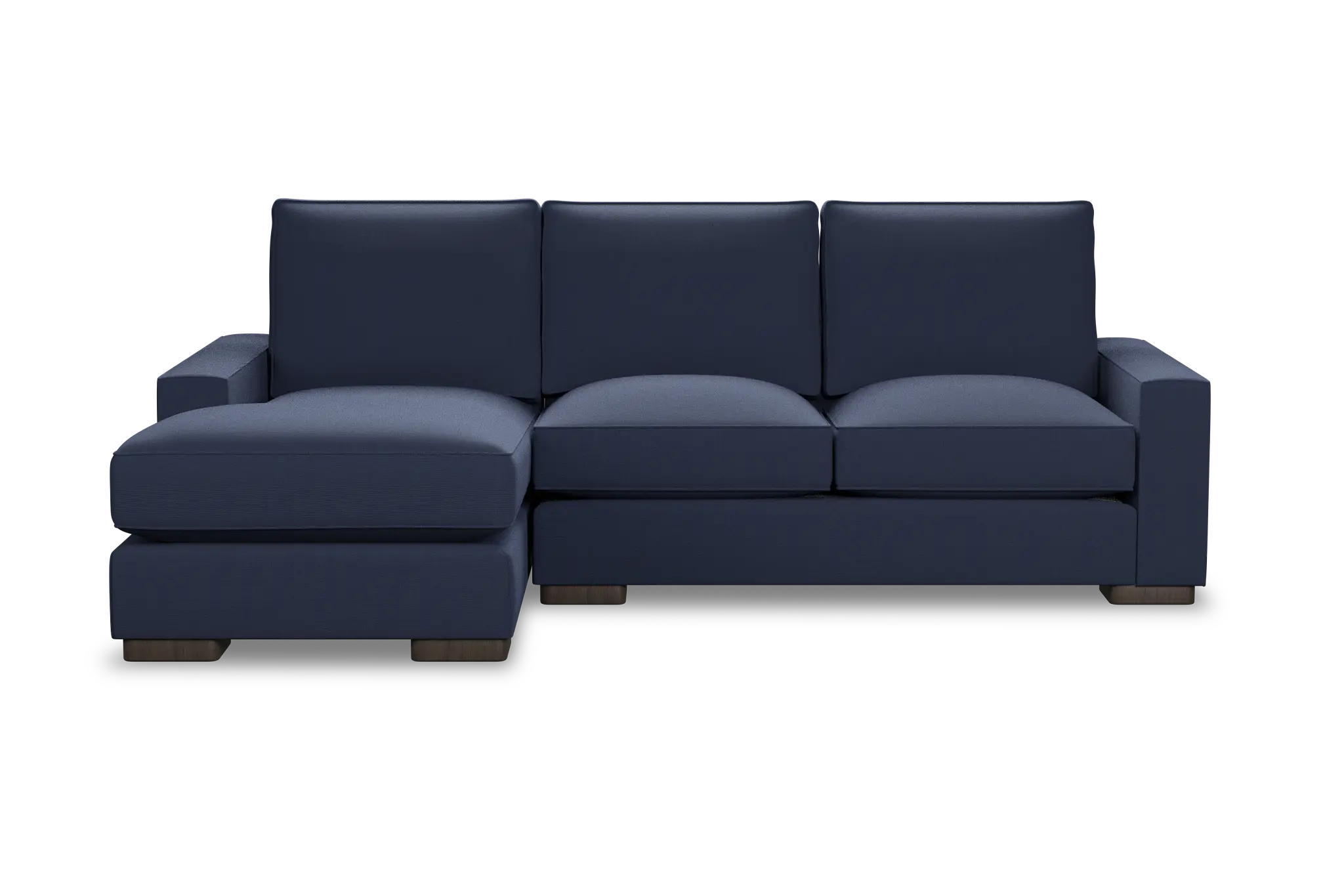 Edgewater Peyton Dark Blue Left Chaise Sectional Edgewater Peyton Dark Blue Left Chaise Sectional