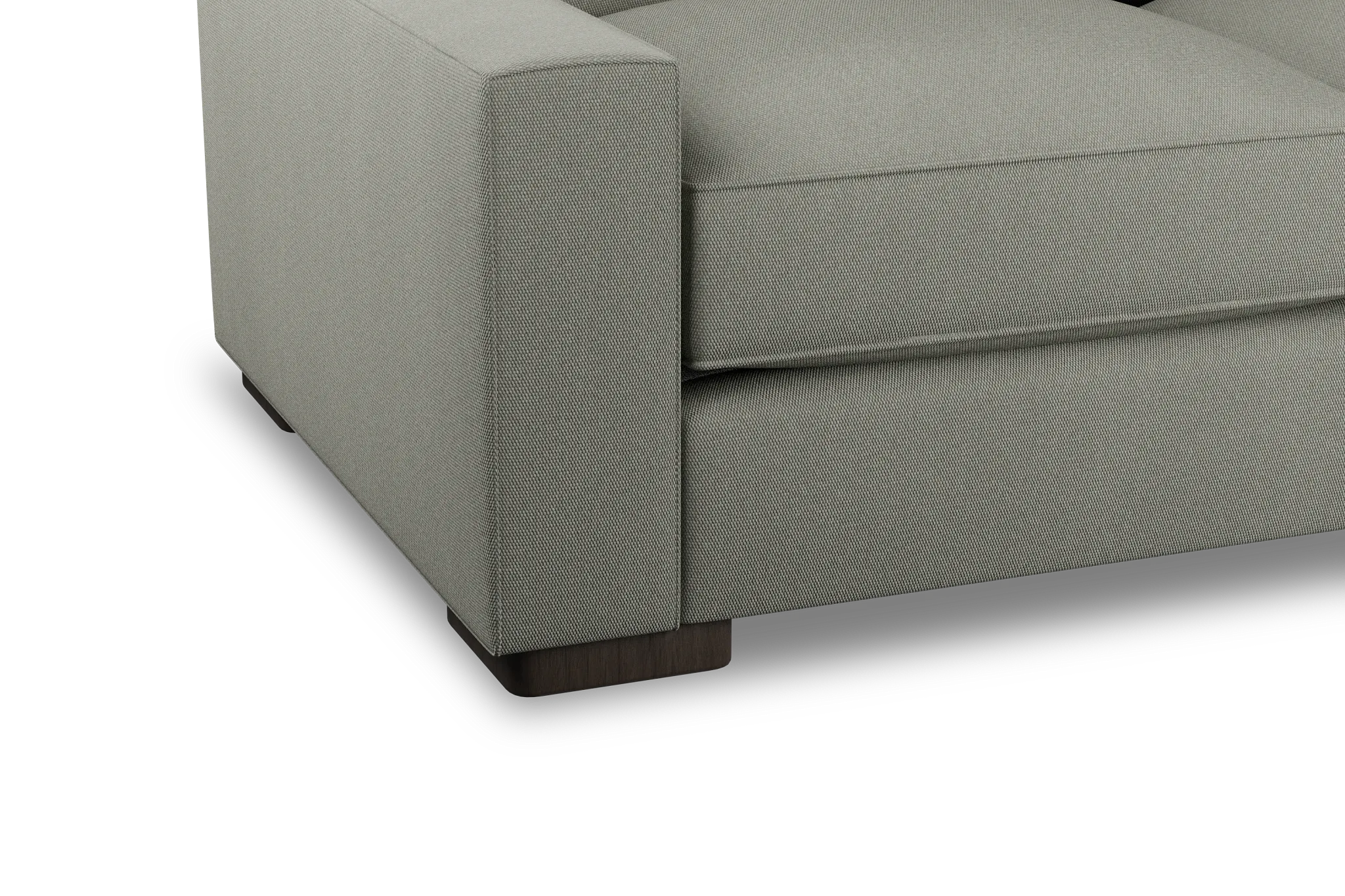 Edgewater Delray Pewter Large Two-arm Sectional